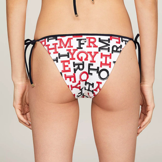 Tommy Hilfiger Γυναικείο μαγιό Essential Print Side Tie Bikini Bottom